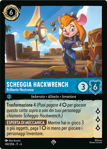 Scheggia Hackwrench Brillante Nostroma